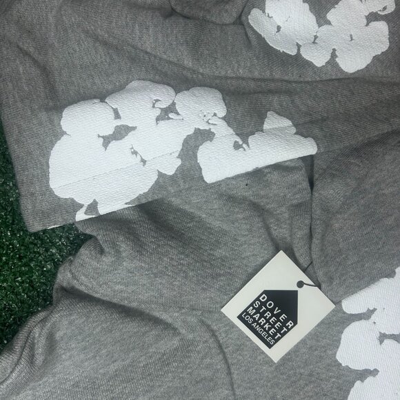 Denim Tears Hoodie Grey/White Size Small & Medium - Picture 2 of 8